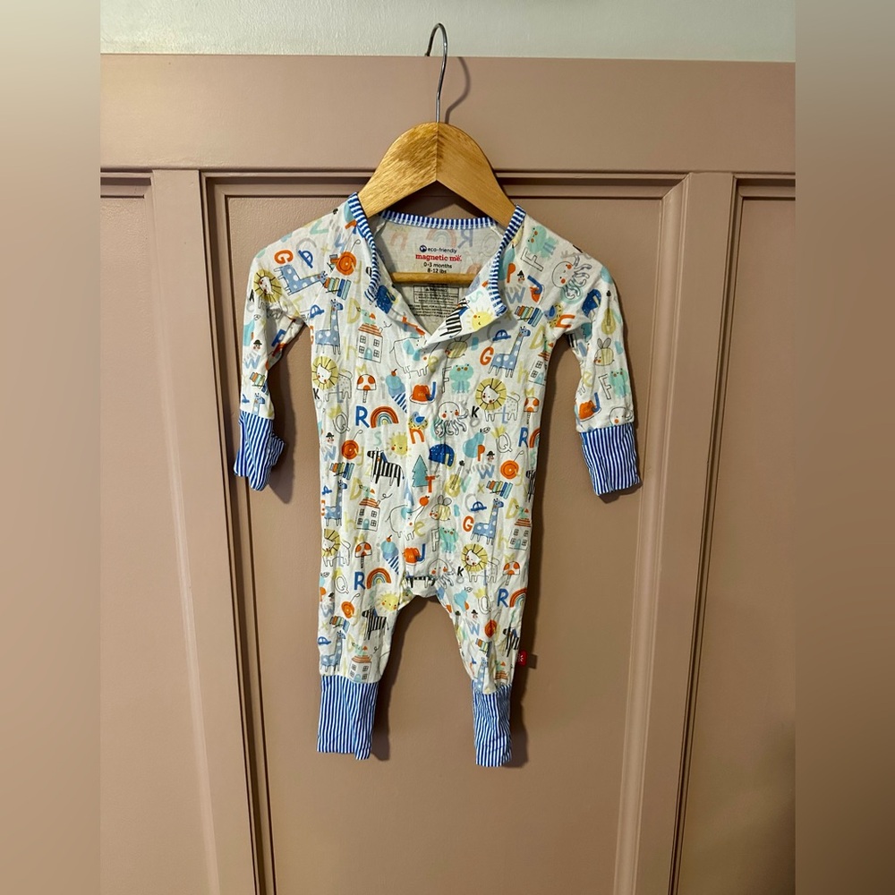Magnetic Me - Colorful Baby Onesie with Animal Print